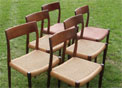 Deens design / Danish design, N.O. Moller / dining chairs